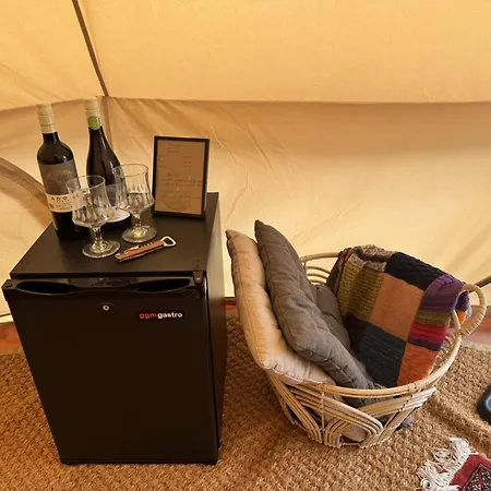 Glamping Lille Strandbygard Parque de Campismo Arnager